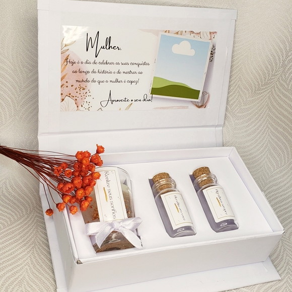Kit Relax Dia das Mães (mini Vela+escalda Pés+argila Facial)
